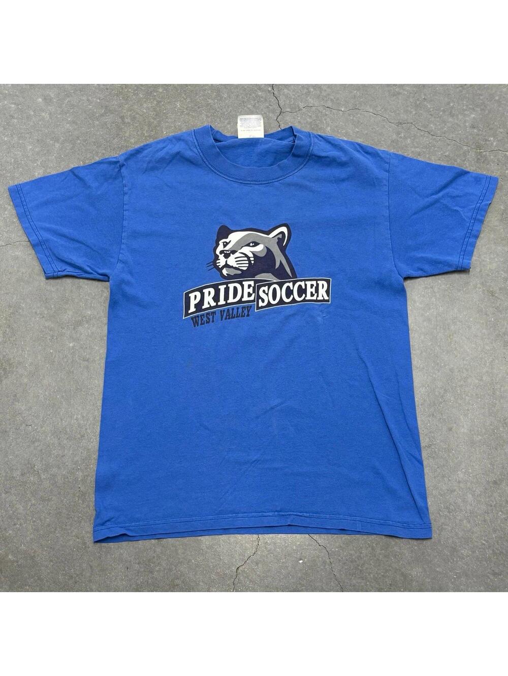 Hanes Heavyweight West Valley Pride Soccer Logo T Shirt